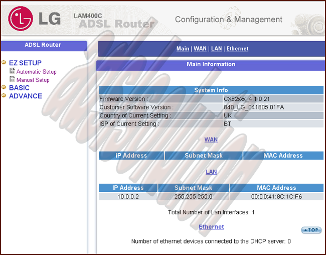 LG LAM 400C