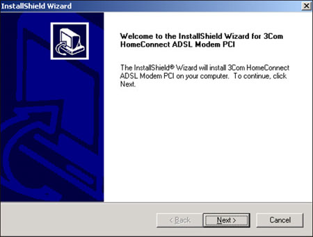 3Com HomeConnect Modem adsl PCI