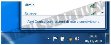 Configurazione scheda di rete wireless in DHCP su di Windows 7