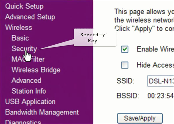 ASUS DSL-N13 wi-fi