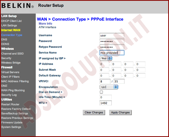 Belkin f5d7634-4 setup