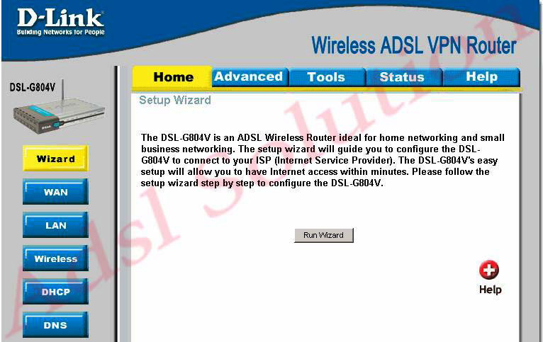 D-Link DSL-G804V Manuale configurazione Adsl