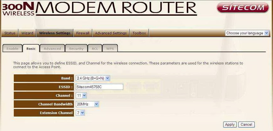 Sitecom Wireless Modem Router Sitecom Wireless Modem Router