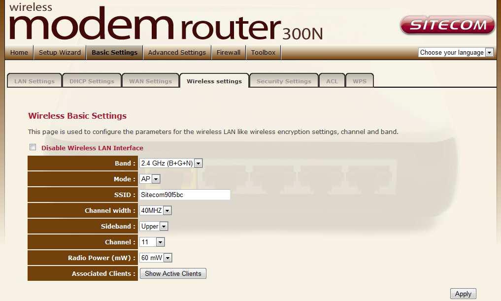 Sitecom Manuale Configurazione Wireless 