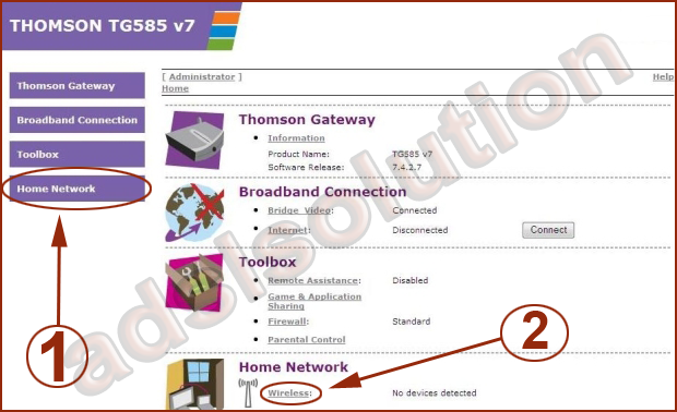 Thomson TG585v7