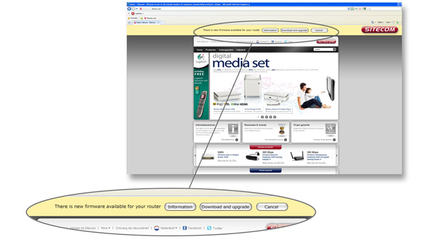 router sitecom firmware autoupdate